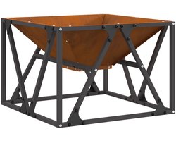 vidaXL - Vuurkorf - Vierkant - 50x50x35 - cm - Weerbestendig - Staal