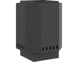 vidaXL - Vuurkorf - Zwart - 38 - x - 38 - x - 51 - cm - Koudgewalst - staal