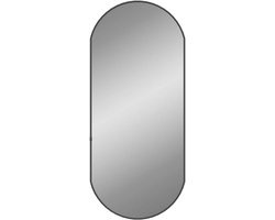 vidaXL Wall mirror 80x35 cm oval black, wall mirror, decorative mirror, hanging mirror, wall mirror, hanging mirror, mirrors, wall mirrors