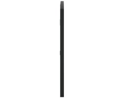 vidaXL Wall mirror arch 80x40 cm iron black, wall mirror, mirror round black, corridor mirror, standing mirror, hanging mirror, wall mirror large
