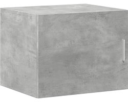 vidaXL - Wandkast - 50x42,5x40 - cm - bewerkt - hout - betongrijs