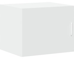 vidaXL - Wandkast - 50x42,5x40 - cm - bewerkt - hout - wit
