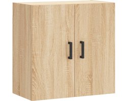 vidaXL - Wandkast - 60x31x60 - cm - bewerkt - hout - sonoma - eikenkleurig