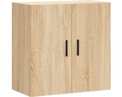 vidaXL - Wandkast - 60x31x60 - cm - bewerkt - hout - sonoma - eikenkleurig