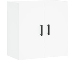vidaXL - Wandkast - 60x31x60 - cm - bewerkt - hout - wit