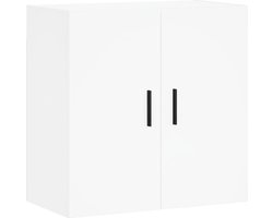 vidaXL - Wandkast - 60x31x60 - cm - bewerkt - hout - wit