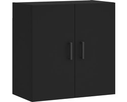 vidaXL - Wandkast - 60x31x60 - cm - bewerkt - hout - zwart
