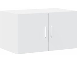 vidaXL - Wandkast - 70x42,5x40 - cm - bewerkt - hout - wit