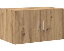 vidaXL - Wandkast - artisanaal - eikenkleurig - 70 - x - 42.5 - x - 40 - cm - Bewerkt - hout