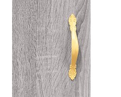 vidaXL Wandkast - Wandkasten - Opbergkast - Keukenkast - Hangkasten 2 st 69-5x34x90 cm grijs sonoma eikenkleurig