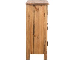 vidaXL Wandkast - Wandkasten - Zijkast - Zijkasten - Badkamerkastje 59x32x80 cm massief grenenhout