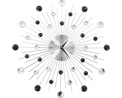 vidaXL - Wandklok - met - quartz-mechanisme - 50 - cm - modern - ontwerp