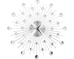 vidaXL - Wandklok - met - quartz-mechanisme - 50 - cm - modern - ontwerp