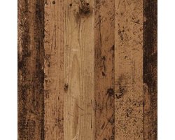 vidaXL - Wandplank - 2 - st - Oudhout - 60 - x - 16 - x - 14 - cm