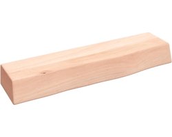 vidaXL - Wandschap - 40x10x6 - cm - onbehandeld - massief - eikenhout