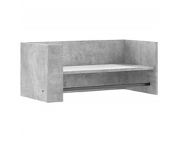 vidaXL Wandschap - Wandschappen - Plank - Schap - Wandschap 70,5x35x30,5 cm bewerkt hout betongrijs