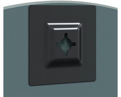 vidaXL - Wandspiegel - Rond - Ø - 40 - cm - gehard - glas