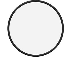 vidaXL - Wandspiegel - rond - Ø20 - cm - zwart
