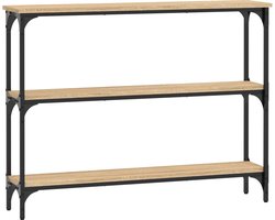 vidaXL - Wandtafel - 100x22,5x75 - cm - bewerkt - hout - sonoma - eikenkleurig