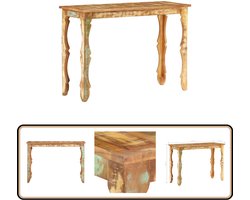 vidaXL Wandtafel - 110x40x76 cm - Massief gerecycled hout Wandtafel - Antiek - Industriële Stijl - Recycled Wood Furniture - Salon Meubilair