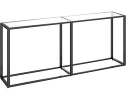 vidaXL - Wandtafel - 180x35x75,5 - cm - gehard - glas - transparant
