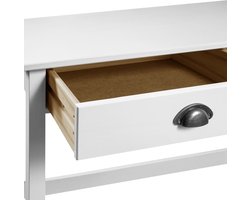 vidaXL - Wandtafel - Hill - 2 - lades - 110x45x74 - cm - massief - grenenhout