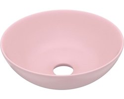 vidaXL - Wastafel - rond - keramiek - matroze