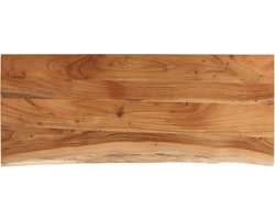 vidaXL - Wastafelblad - rechthoekig - 140x60x2,5 - massief - acaciahout