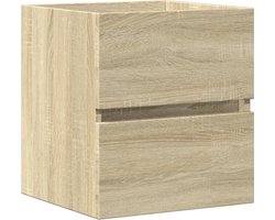vidaXL - Wastafelkast - 41x38,5x45 - cm - spaanplaat - sonoma - eikenkleurig