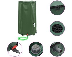 vidaXL Watertank met kraan opvouwbaar 100 L PVC - Waterreservoir - Waterreservoirs - Regenton - Regenton Met Kraan