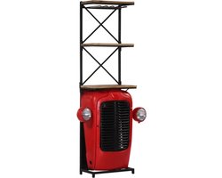 vidaXL - Wijnkast - tractor - 49x31x172 - cm - massief - mangohout