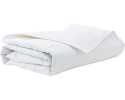 vidaXL - Zomer - Deken - Wit - 135 - x - 220 - cm - Veer