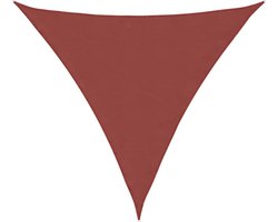 vidaXL - Zonnescherm - driehoekig - 4,5x4,5x4,5 - m - oxford - stof - terracotta