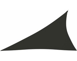 vidaXL - Zonnescherm - driehoekig - 4x5x6,4 - m - oxford - stof - antracietkleurig