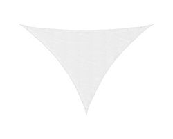 vidaXL Zonnescherm driehoekig 4x5x6,4 m oxford stof wit - Zonnezeil - Zonnezeilen - Zonnedoek - Zonnedoeken