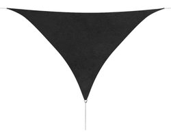 vidaXL - Zonnescherm - driehoekig - 5x5x5 - m - oxford - stof - antracietkleurig