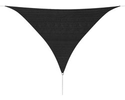 vidaXL - Zonnescherm - HDPE - driehoekig - 5x5x5 - m - antraciet