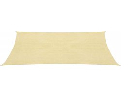vidaXL - Zonnescherm - HDPE - vierkant - 2x2 - m - beige
