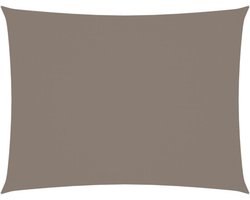 vidaXL - Zonnescherm - rechthoekig - 2,5x3,5 - m - oxford - stof - taupe