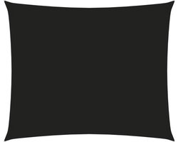 vidaXL - Zonnescherm - rechthoekig - 2,5x3,5 - m - oxford - stof - zwart