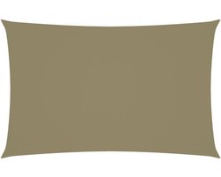 vidaXL - Zonnescherm - rechthoekig - 2,5x5 - m - oxford - stof - beige