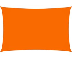 vidaXL Zonnescherm rechthoekig 2.5x5 m oxford stof oranje