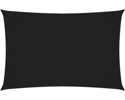 vidaXL - Zonnescherm - rechthoekig - 2,5x5 - m - oxford - stof - zwart