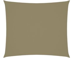 vidaXL - Zonnescherm - rechthoekig - 2x2,5 - m - oxford - stof - beige