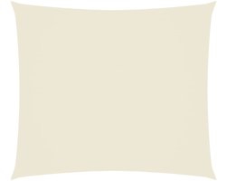 vidaXL Zonnescherm Rechthoekig 2x2,5m - Crèmekleurig Zonnescherm - Zonwering - Outdoor Decor - Tuindecoratie - Terrasdekking