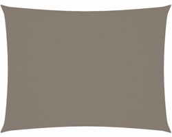 vidaXL - Zonnescherm - rechthoekig - 2x3 - m - oxford - stof - taupe