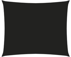 vidaXL - Zonnescherm - rechthoekig - 2x3 - m - oxford - stof - zwart