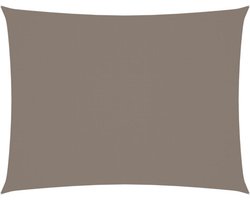 vidaXL - Zonnescherm - rechthoekig - 2x3,5 - m - oxford - stof - taupe