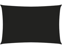 vidaXL - Zonnescherm - rechthoekig - 2x4 - m - oxford - stof - zwart