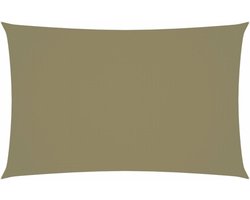 vidaXL - Zonnescherm - rechthoekig - 2x4,5 - m - oxford - stof - beige